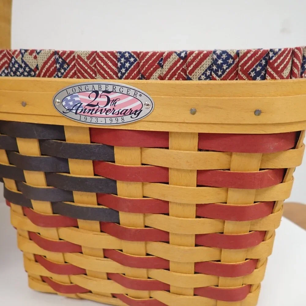 Vintage Longaberger Collectors Club 25th Anniversary Baskets